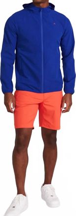 Redvanly Dewitt Solid-Toned Jacket In Blue Yonder