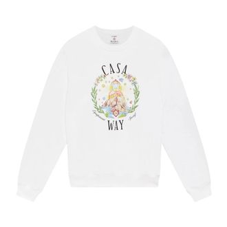 Casablanca Felpe - - Sweatshirts & Hoodies - Uomo - Bianco - M