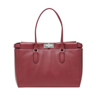 Fendi Bolso Tote Peekaboo Small - Bags - Mujer - Rojo - ONE SIZE