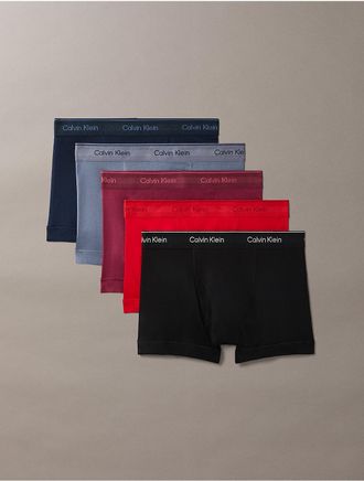 Calvin Klein Mens Cotton Classics 5-Pack Trunk - Multi - XL