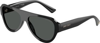 Jimmy Choo London JC5027 50008G Womens Sunglasses Black Size 55