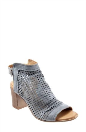 Bueno Womens Udo High-Top Sandal In Denim Brushed Leather