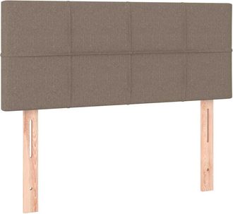 vidaXL Cabecero De Tela Gris Taupe 100x5x78/88 Cm Vidaxl