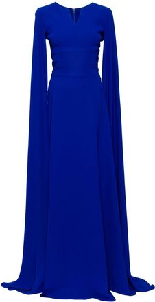 Saiid Kobeisy V-neck kaftan - Blue