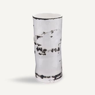 OTTO STUDIO FOR AM.PM Geglazuurde keramieken vaas, H22,5 cm, Raw