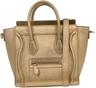 Celine Pre-owned Handbags, female, Yellow, Size: ONE SIZE Pre-owned Vintage Handbag