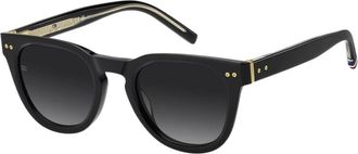 Tommy Hilfiger Zonnebrillen - Heren - Zonnebrillen - Zwart - 49 MM - Accessoires