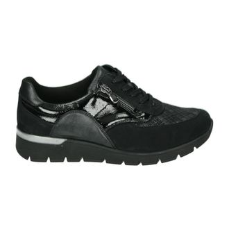 Waldl&auml;ufer Sportieve Lage Damesschoenen Zwart Su&egrave;de - Dames - Schoenen - Zwart - Maat: 38 1/2 EU Su&egrave;de