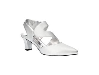 Easy Street Venue Womens Shoes Silver Satin/Gore : 8.5 W (D), Synthetic