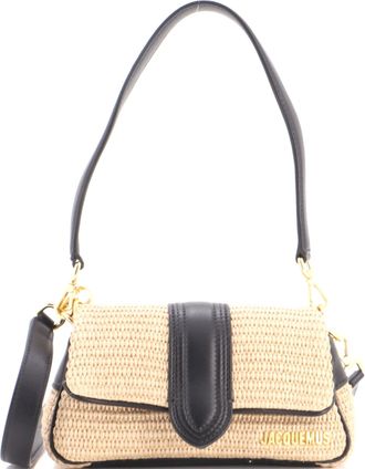 Jacquemus Le Petit Bambimou Bag Raffia with Leather