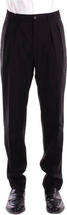 Tagliatore Broeken, Heren, Zwart, M, Katoen, Broeken