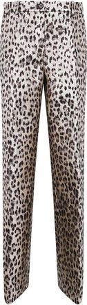 P.A.R.O.S.H. Pantalones rectos Coleon - Trousers - Mujer - Multicolor - XS