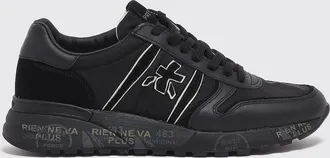 Premiata Sneakers basse Lander in pelle scamosciata e nylon con suola dentellata