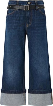 Pinko Cyntia Jeans - Dames - Loose Fit Jeans - Blauw - W24 - Katoen - Jeans