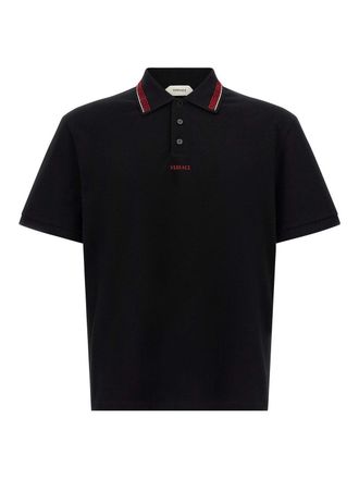Versace greca polo shirt