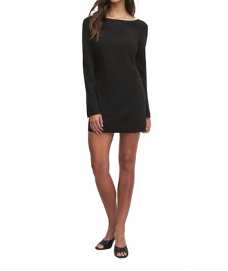 Favorite Daughter Long Sleeve Meet Cute Dress In Black