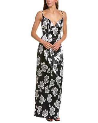 Rene Ruiz V-Neck Slip Gown