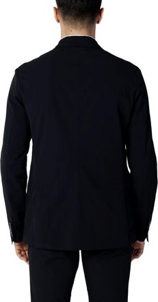 A|X Armani Exchange Pure Cotton Blazer - Blue
