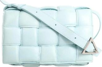 Bottega Veneta Pre-owned Cross Body Bags, female, Blue, Size: ONE SIZE Pre-owned Padded Cassette Shoulder Bag