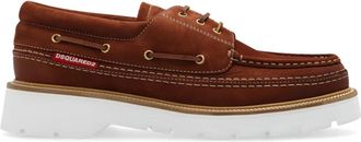Dsquared2 Explorer Schoenen - Heren - Bootschoenen - Bruin - 41 1/2 EU - Leer - Schoenen