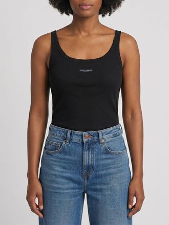 Dolce & Gabbana Top in cotone con logo