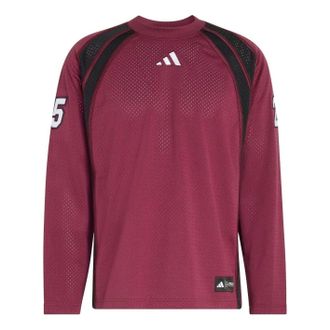 adidas x Mercedes - AMG Petronas Formula One Team Las Vegas LongSleeve T-Shirt Victory Crimson Black KG4795