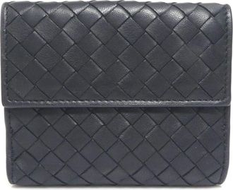 Bottega Veneta Black Intrecciato Wallet (Bi-Fold) (Pre-Owned)