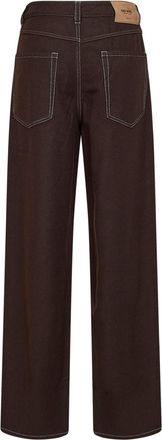 Uma Wang Womens Trousers Ball Brown Wool-Blend