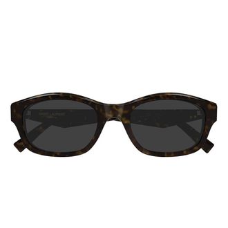 Saint Laurent Sunglasses Sl M172 002 Brown/Dark Gray Women