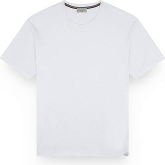 Paul & Shark X-Soft T-shirt in Interlock cotton, Man, Snow White, Size: XXL