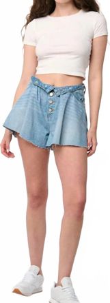 Blank NYC Womens Head To Head Short In Blue