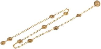 Chanel Pre-owned Belts, female, Yellow, Size: ONE SIZE Pre-owned Metal Belt