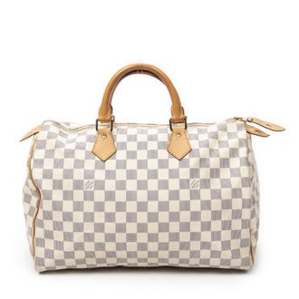 Louis Vuitton Pre-owned Womens Speedy 35 Handbag - Ivory - One Size