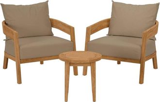 ModWay Brisbane 3-Piece Teak Outdoor Patio Set