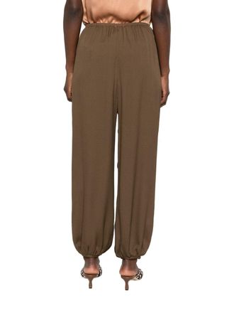 Forte_Forte Silk Blend Joggers - Khaki Brown