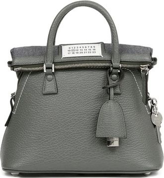 Maison Margiela Borsa tote 5AC Classique mini - Grigio