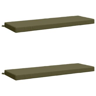 vidaXL Cuscini Per Panchina A 2 Pezzi Soest 2 Pz 100% Poliestere Vidaxl