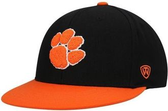Top of the World Mens Top of the World Black/Orange Clemson Tigers Team Color Two-Tone Fitted Hat at Nordstrom, Size 7 5