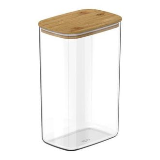 Ou Clear Stackable Airtight Food Storage Container with Wood Lid at Nordstrom