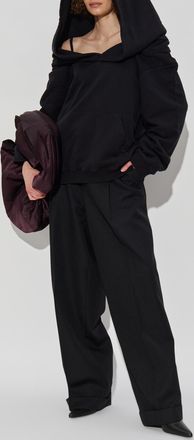 Maison Margiela Cotton Sweatshirt, Womens, Black