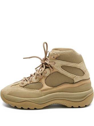 Yeezy by Kanye West Desert suede mesh boots - men - Calf Leather/Calf Suede/Mesh/Fabric/Rubber - 44 - Neutrals