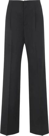 Alberta Ferretti pleat-detail trousers - Grey