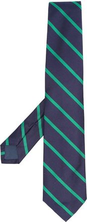Polo Ralph Lauren diagonal stripe silk tie - men - Silk - One Size - Blue