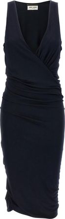 Saint Laurent Blue Jersey dress