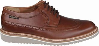 Mephisto Stijlvolle Veterschoen voor Mannen - Heren - Veterschoenen - Bruin - 40 1/2 EU - Leer - Schoenen