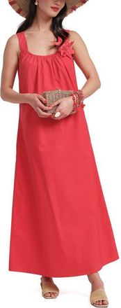 Frances Valentine Lynda Maxi Dress Solid in Red at Nordstrom, Size X-Large