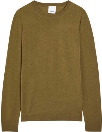 Allude Wool Jumper - Green - Xxl