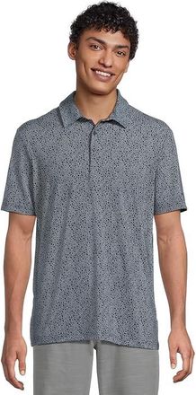 adidas Golf Ultimate365 Mini Bunker Golf Polo Shirt Mens Short Sleeve Knit Collegiate Navy : MD, Elastane/Polyester