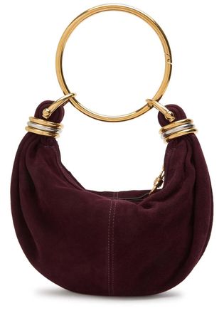 Chloé Bracelet Suede top Handle bag - Burgundy - One Size