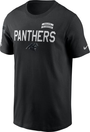 Nike Carolina Panthers Salute to Service Sideline Nike Mens Dri-FIT NFL T-Shirt in Black | 02ET00AA25-NKC